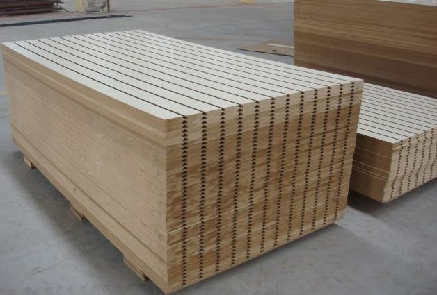 Portable Slatwall Cheap Slatwall MDF Slotted Plywood Slat Wall Panel