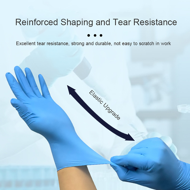 Powder Free Nitrile Examination Gloves CE ISO