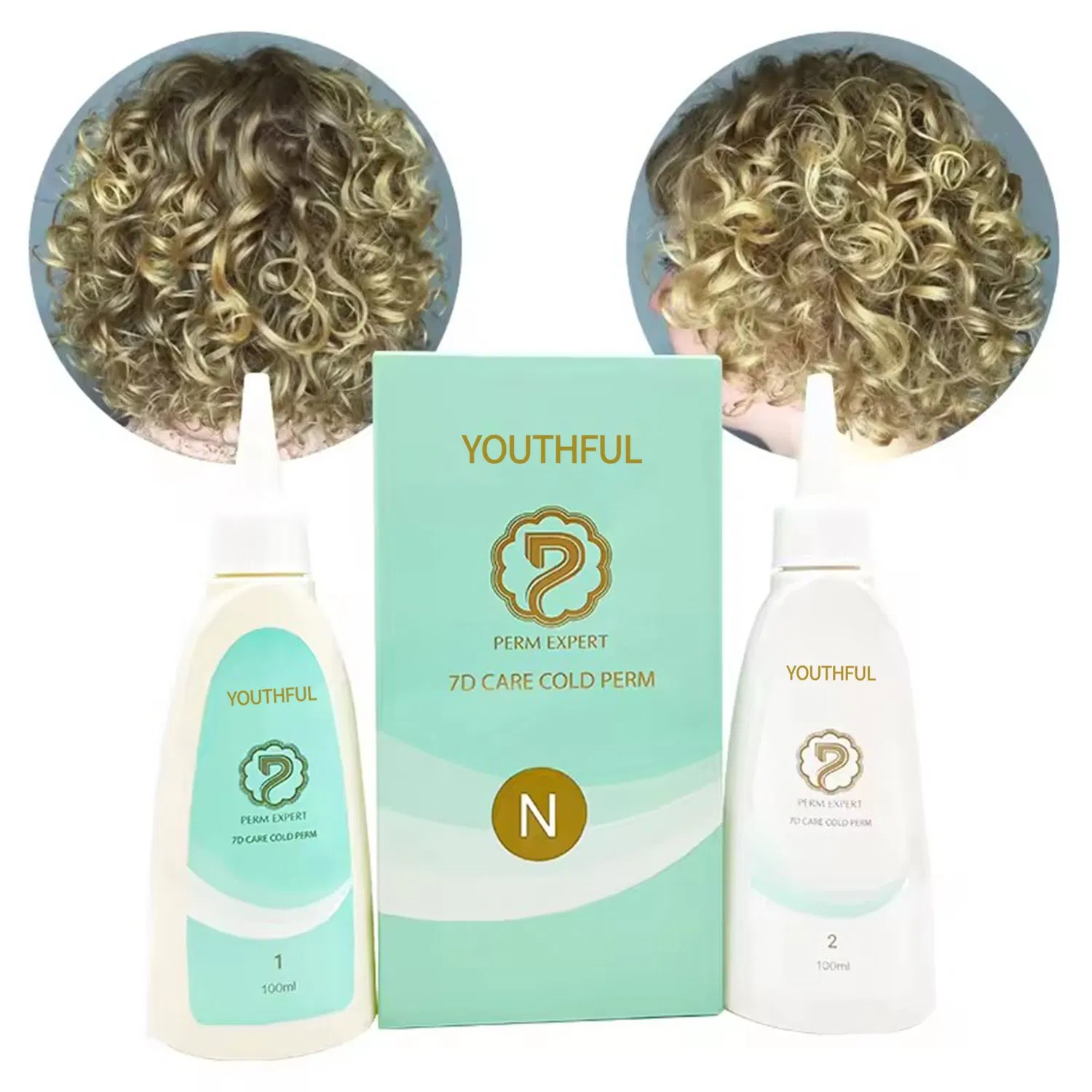 OEM Professional Moisture Nourishing Mineral Smooth Keratin Curls Hair Perm Lotion