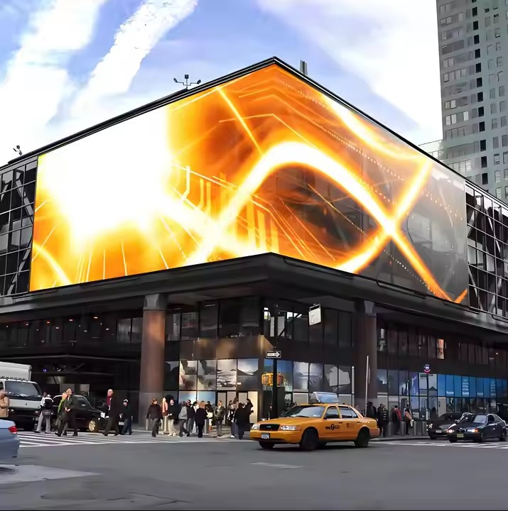 Big Screen Commercial Electronic Advertising LED Wall Displays Panel Display Gas Station Billboard LED P5 Outdoor Screen