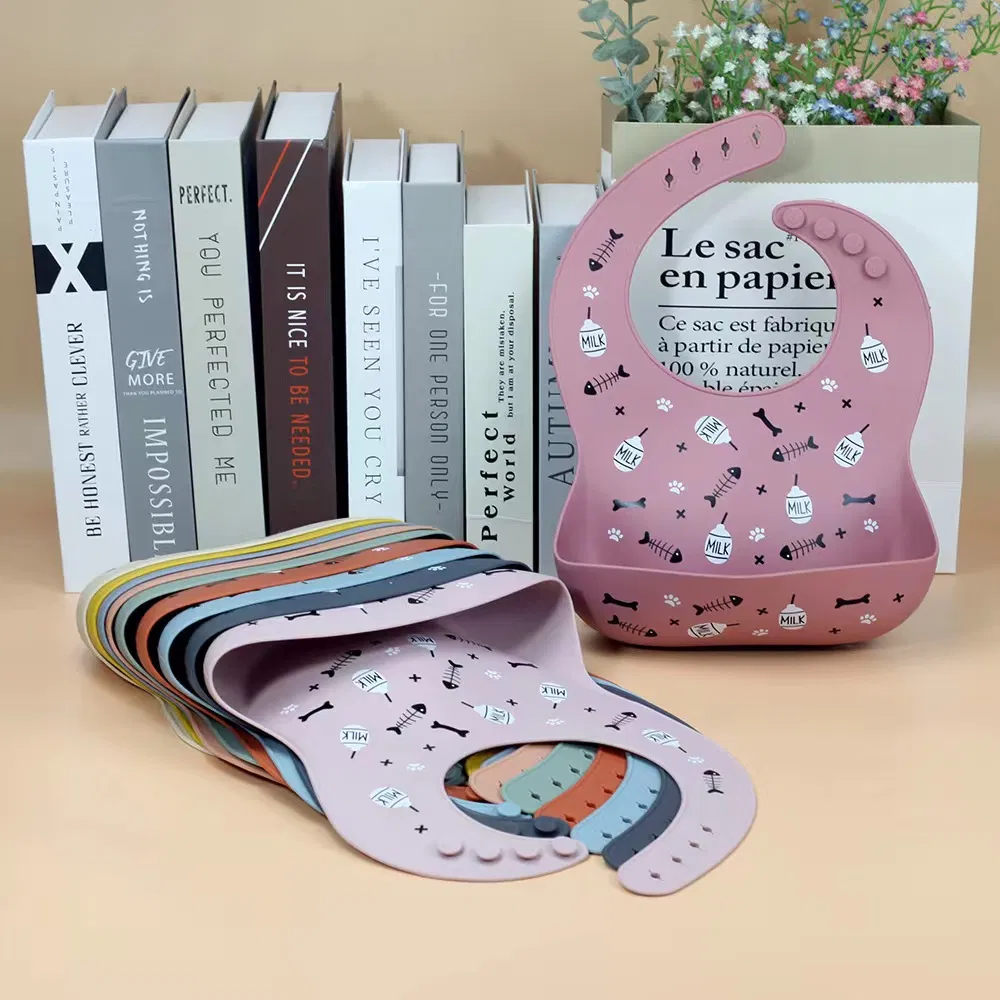 Silicone Manufacturer Bib for Feeding Eating Weaning