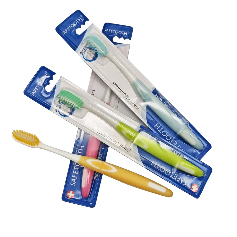 Custom Adult Cheap Soft Bristles Plastic Toothbrush Independently Packaged Toothbrush