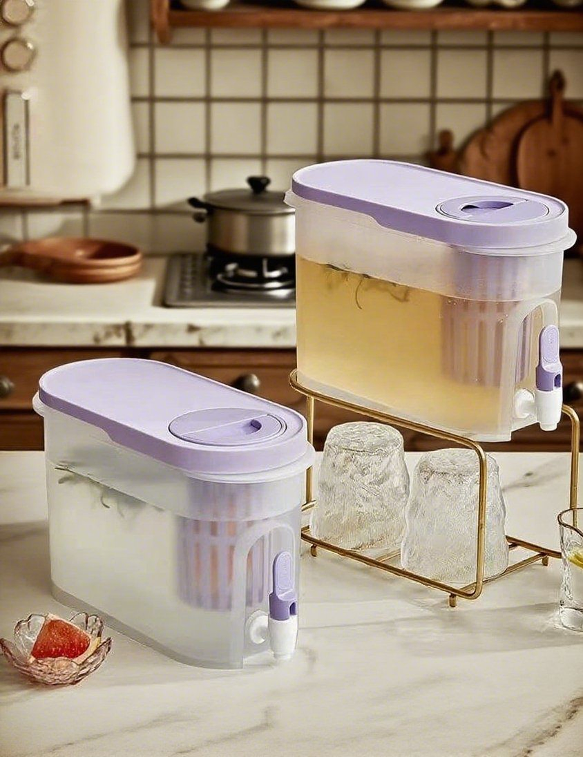 Стильный желтый чайник для дома, большой объем