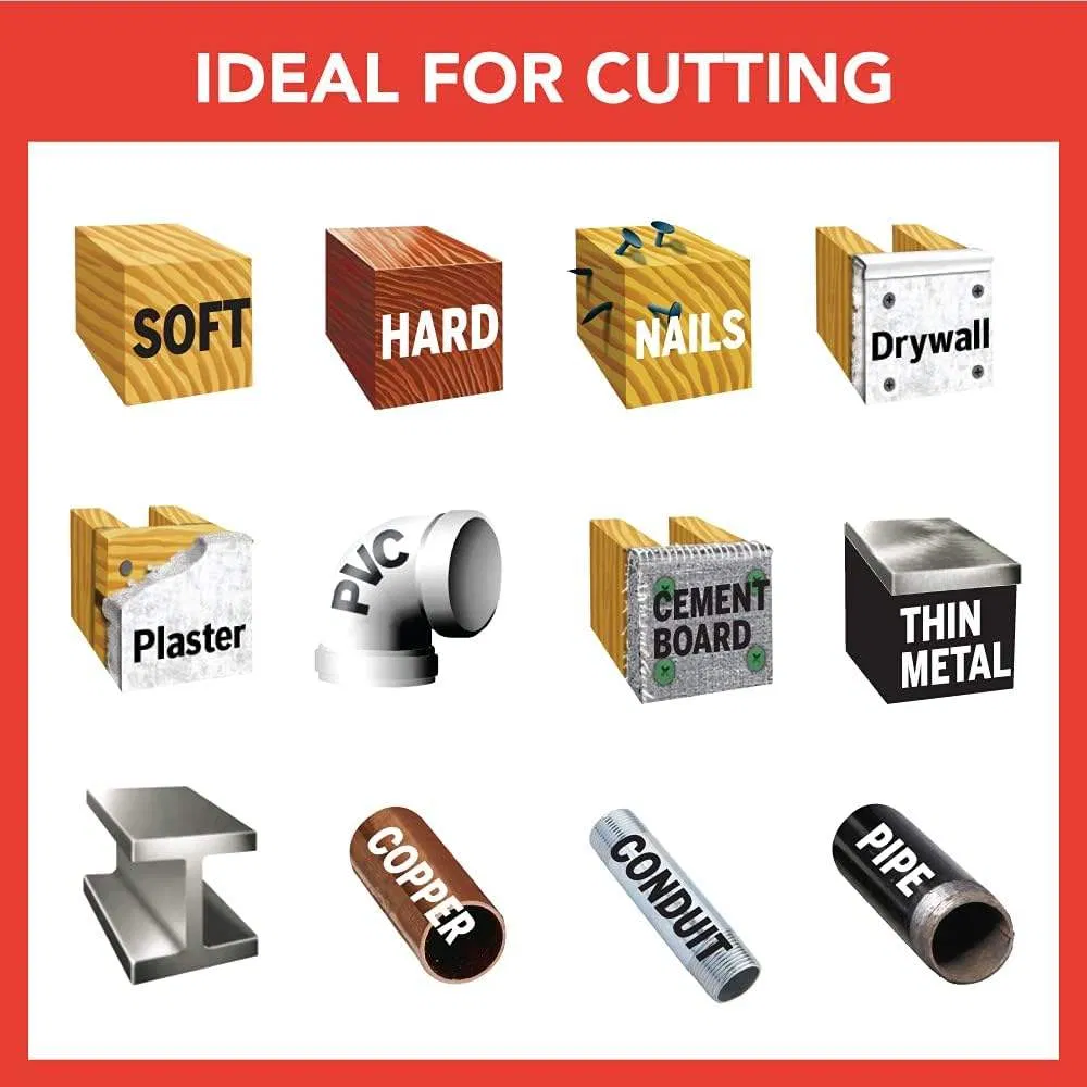 Carbide Flush Cut Oscillating Tool Blade for Cutting Metal Wood and Plastic