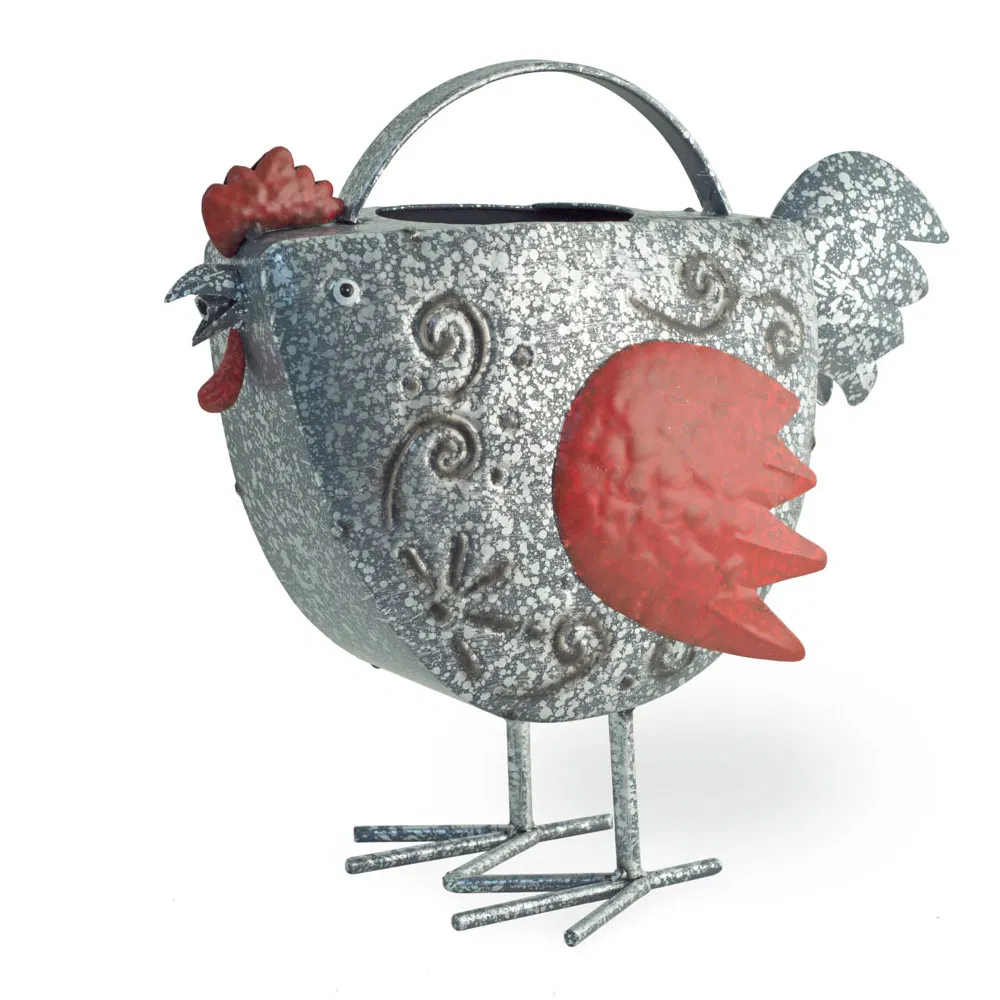 Wholesale Cute Animal Pig Metal Galvanized Watering Can for Indoor Garden Decoration