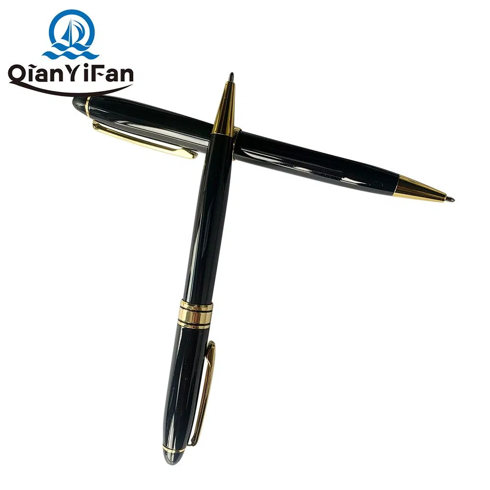 Premium Metal Ballpoint Pen Black Ink 1.0mm Medium Nib Suitable for Business Office, Hotel, Travel, School