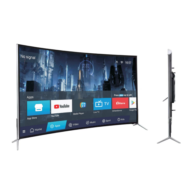 Умный телевизор LED 65 дюймов 4K Android