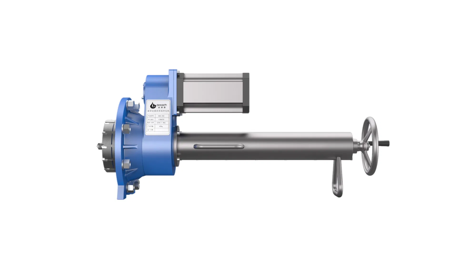 Hot Tapping Machine for 4-12 Inch Pipe Digital Frequency