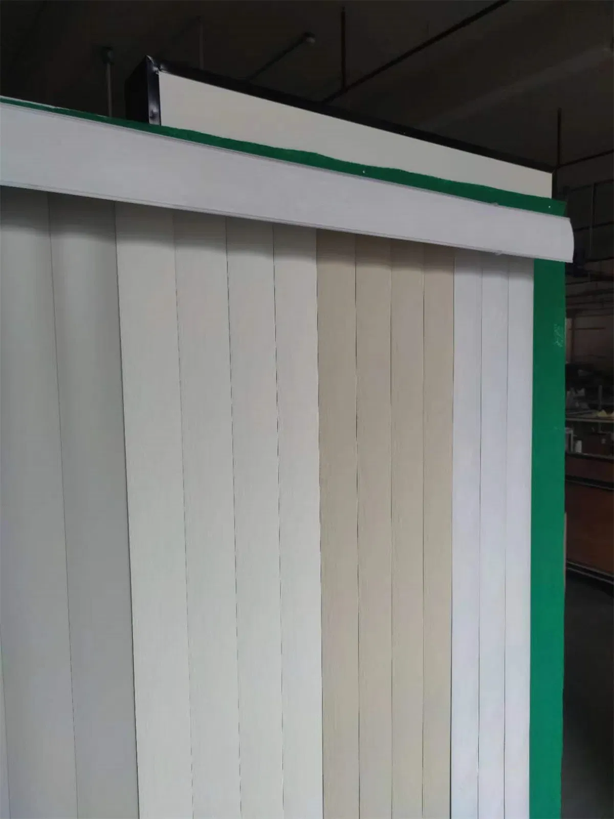Patio Doors Use Multi-Color Cordless Light Filtering 3.5 Inch PVC Vertical Blinds