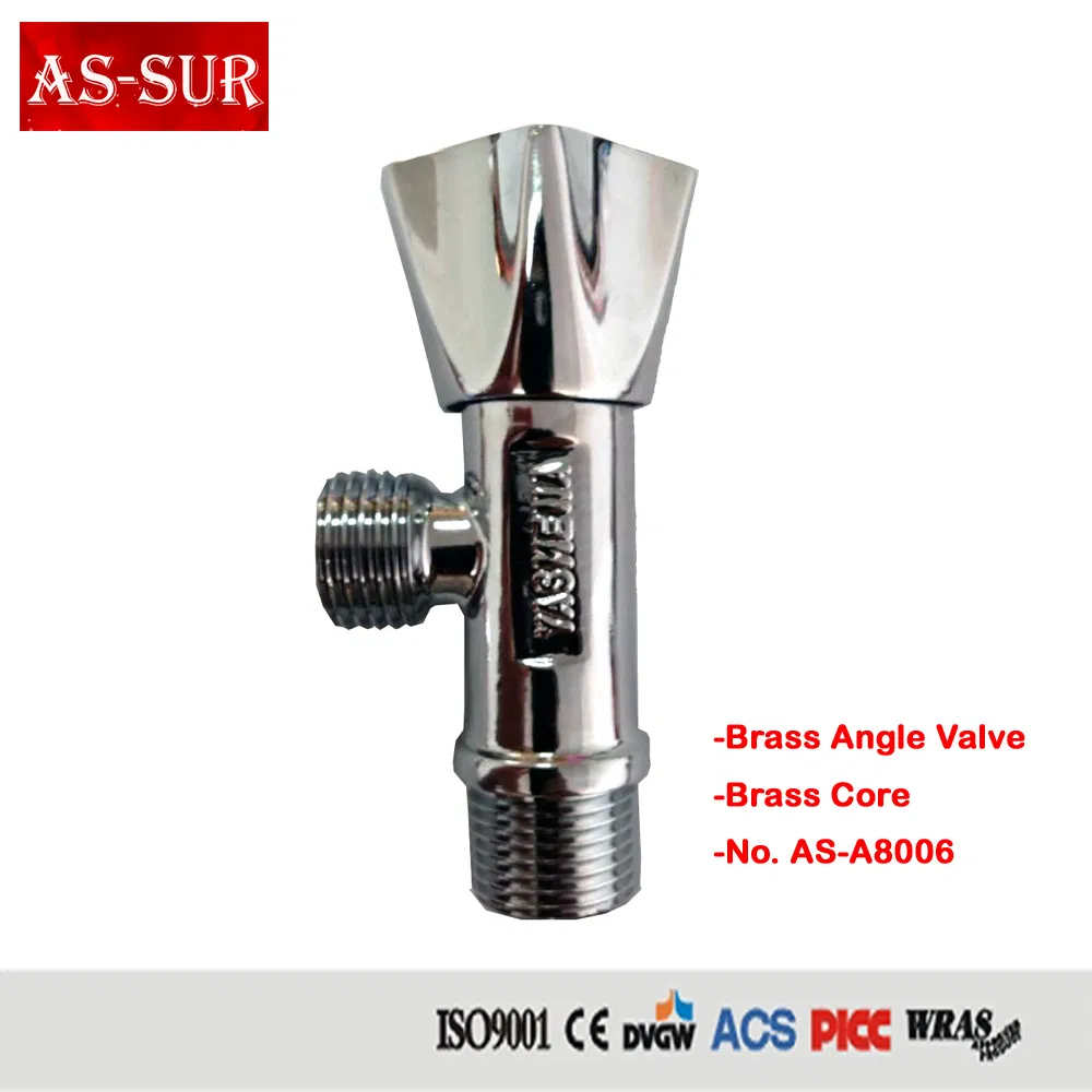 3 Way Brass Quick Open Water Dispensing Angle Valve A8004