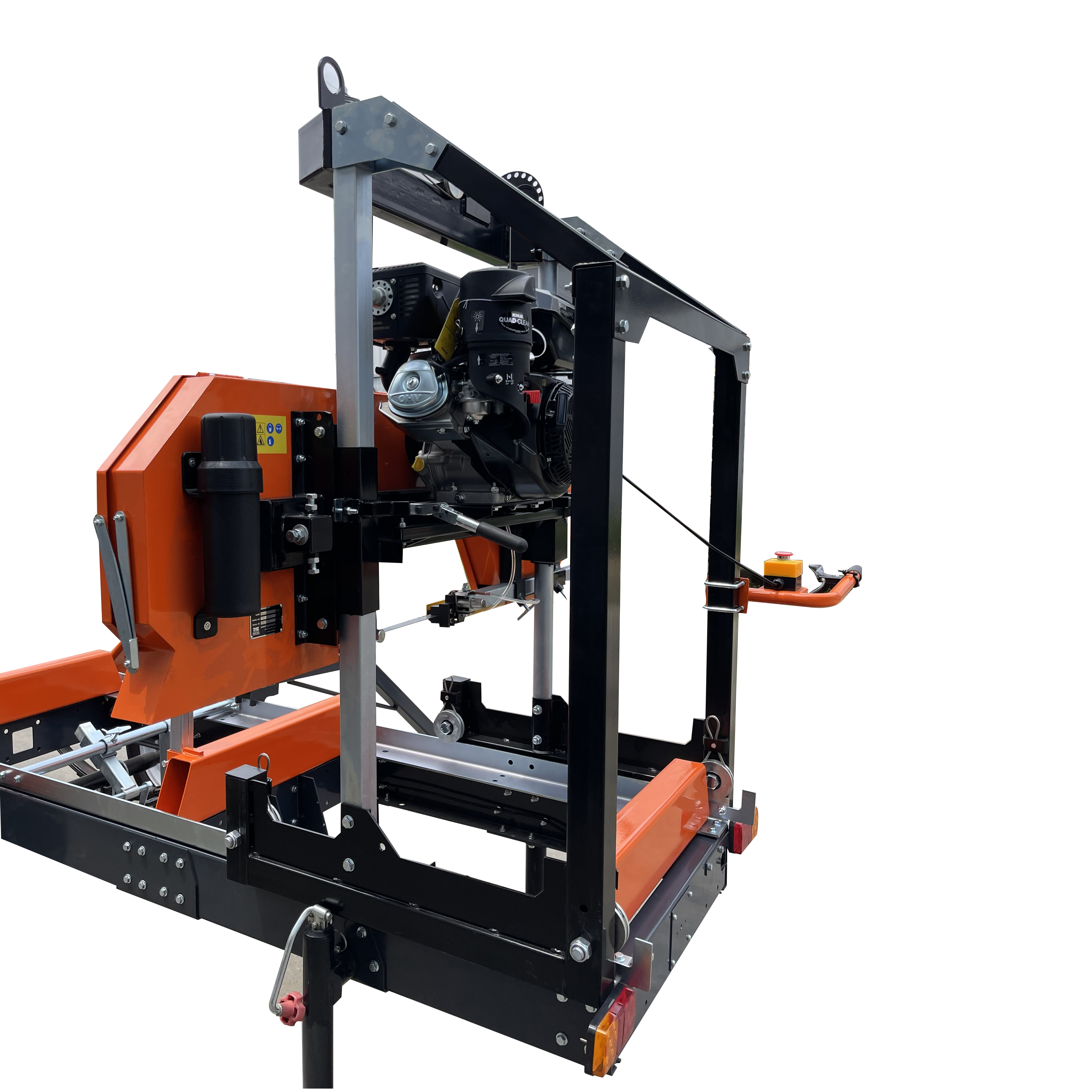 Ленточная пила по дереву портативная дизельная горизонтальная