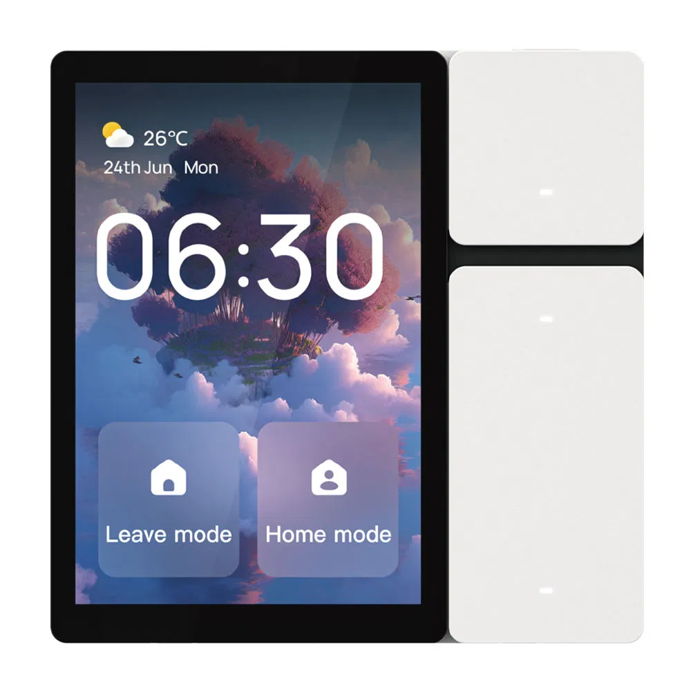 SLS 3.5inch Tuya Smart Control Panel 3 Relay Physical Button Remote Control