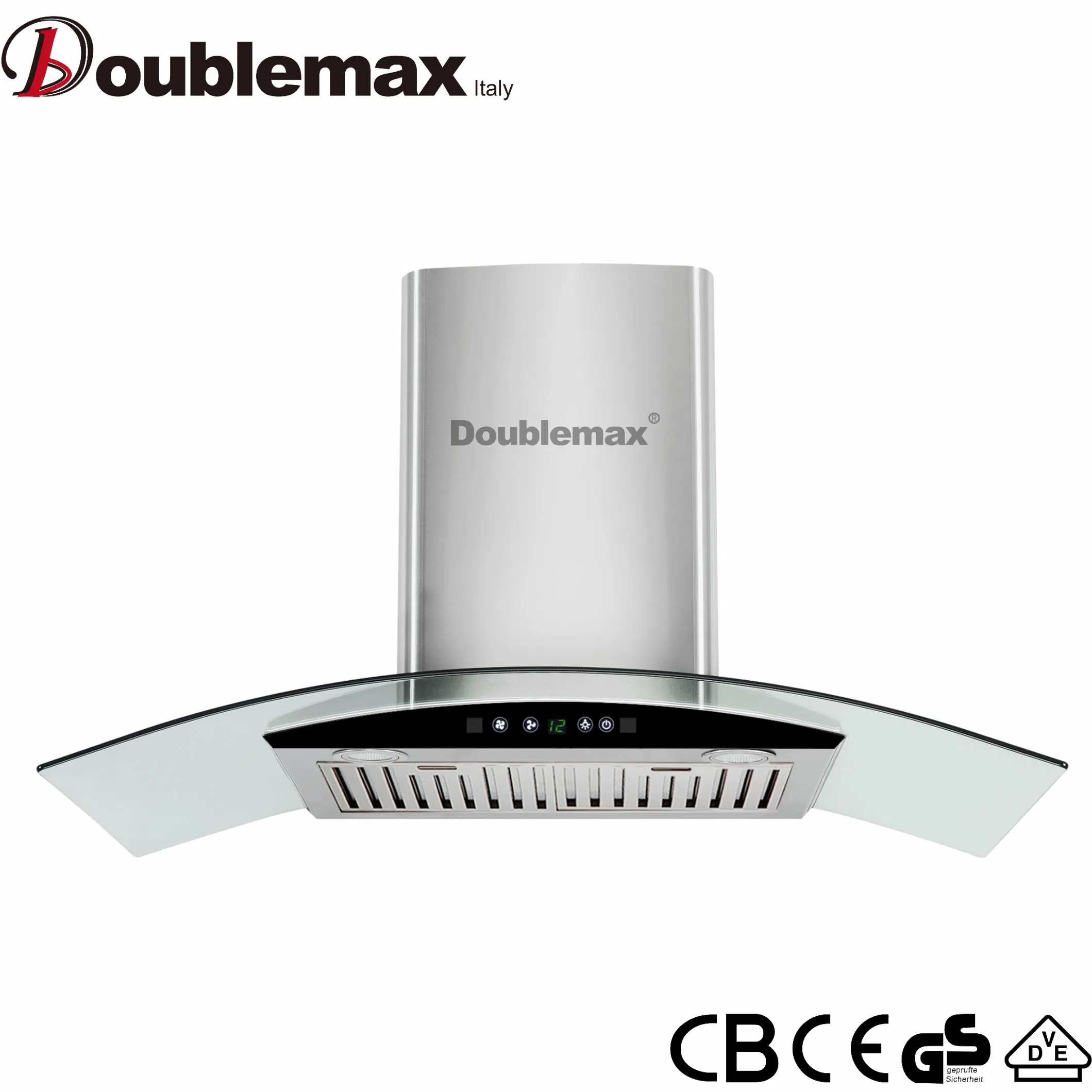 900mm Cruve Glass with Voice Control Smart Function Ai Portable Range Hood