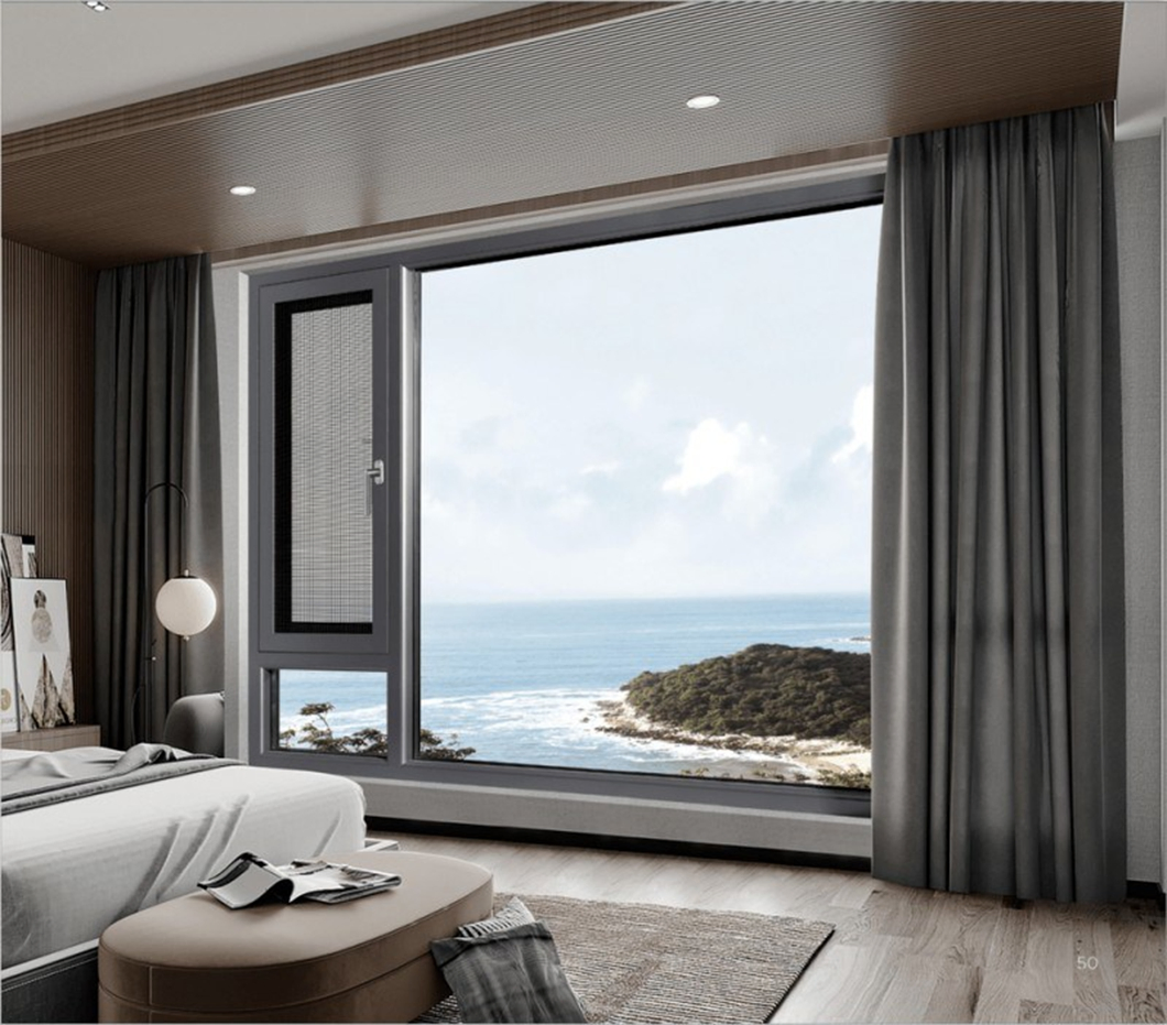 Canada Standard Aluminum Casement Window Double Glaze Glass Window Tilt & Turn Casement Window