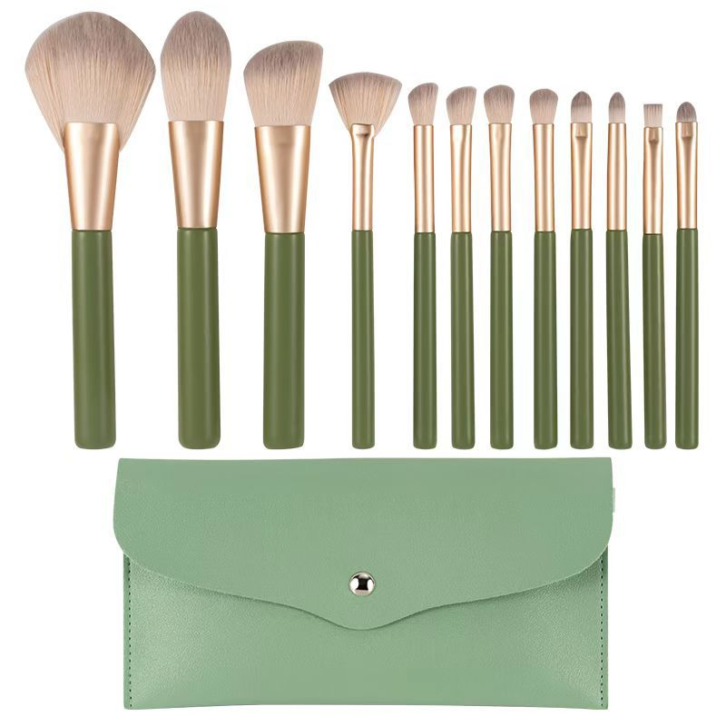 12 Makeup Brush Suits Super Soft Hair Color Makeup Brush Brush Brush Eye Shadow Special Makeup Artist Beauty Tool