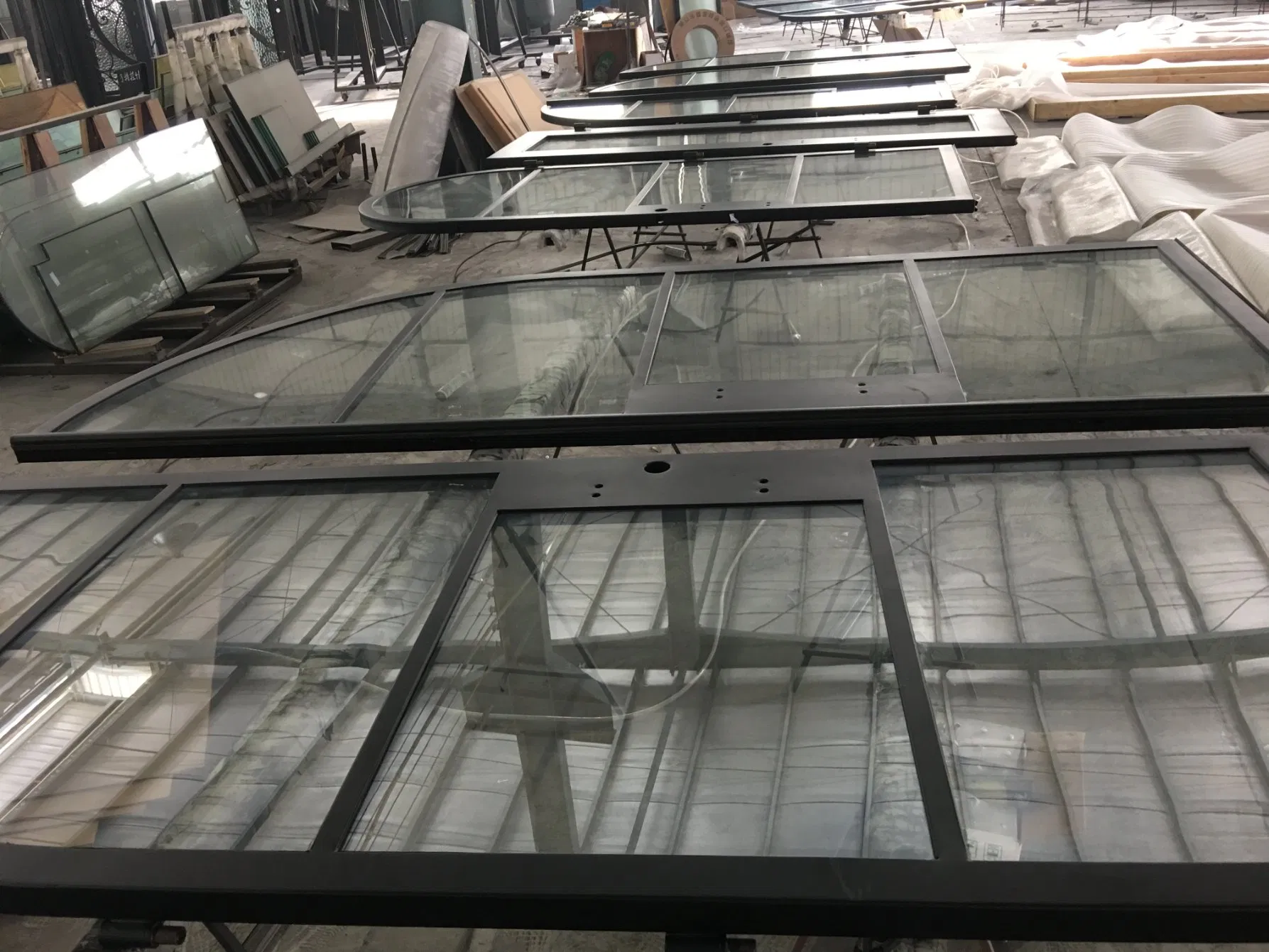 Hot Sale Cheap Price French Steel Door Iron Door