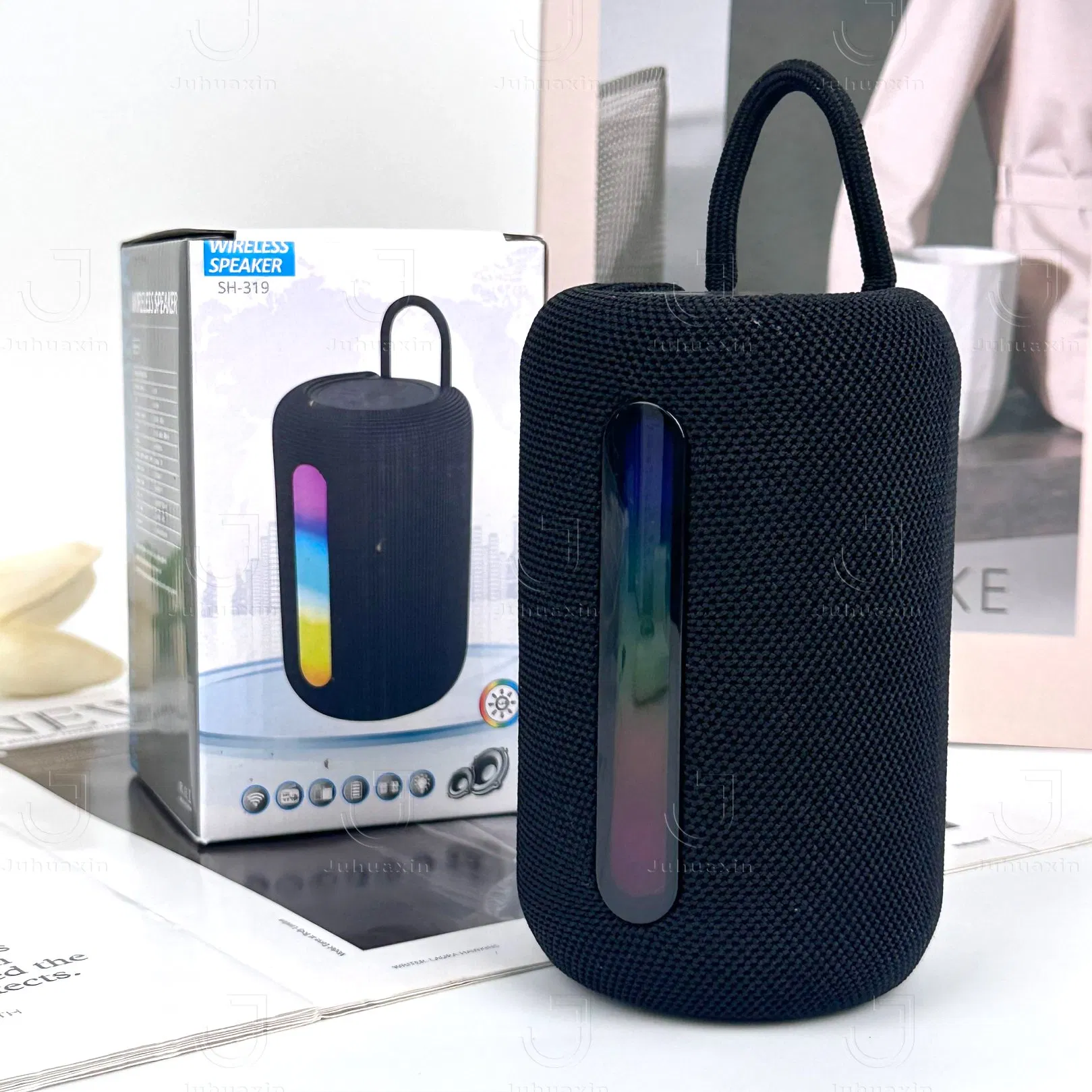 Christmas Gift Hot Sale Portable Stereo Surround Sound Clear and Loud Wireless Bluetooth Speaker