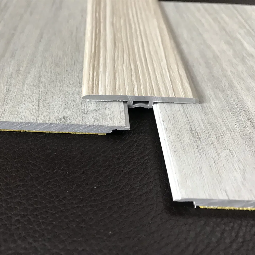 Flooring Accessories Vinyl Flooring Trim Spc T Molding/PVC Skirting Board/