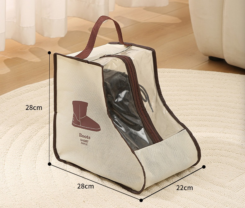 4 Sizes Boots Storage Bags Dustproof Shoe Storage Organizer Shoe Pouch