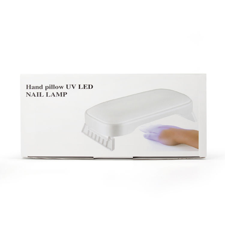 Dual Use 48W UV LED Nail Lamp with Pillow for Manicure Pedicure Salon Arm Rest and Curing Gel Polish