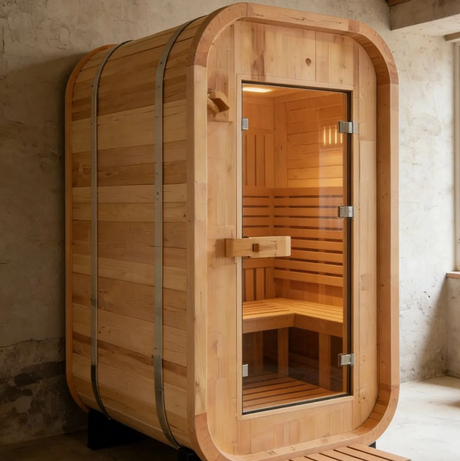 Customizable Traditional Sauna Rooms Result in Clearer, More Radiant Skin.