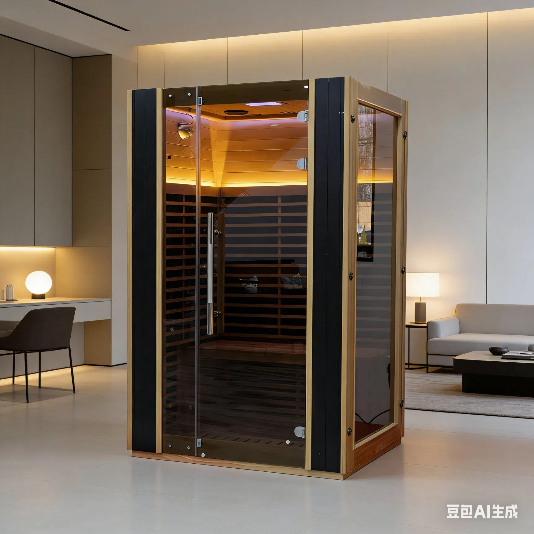 Инфракрасная сауна с панорамным окном EV-002H