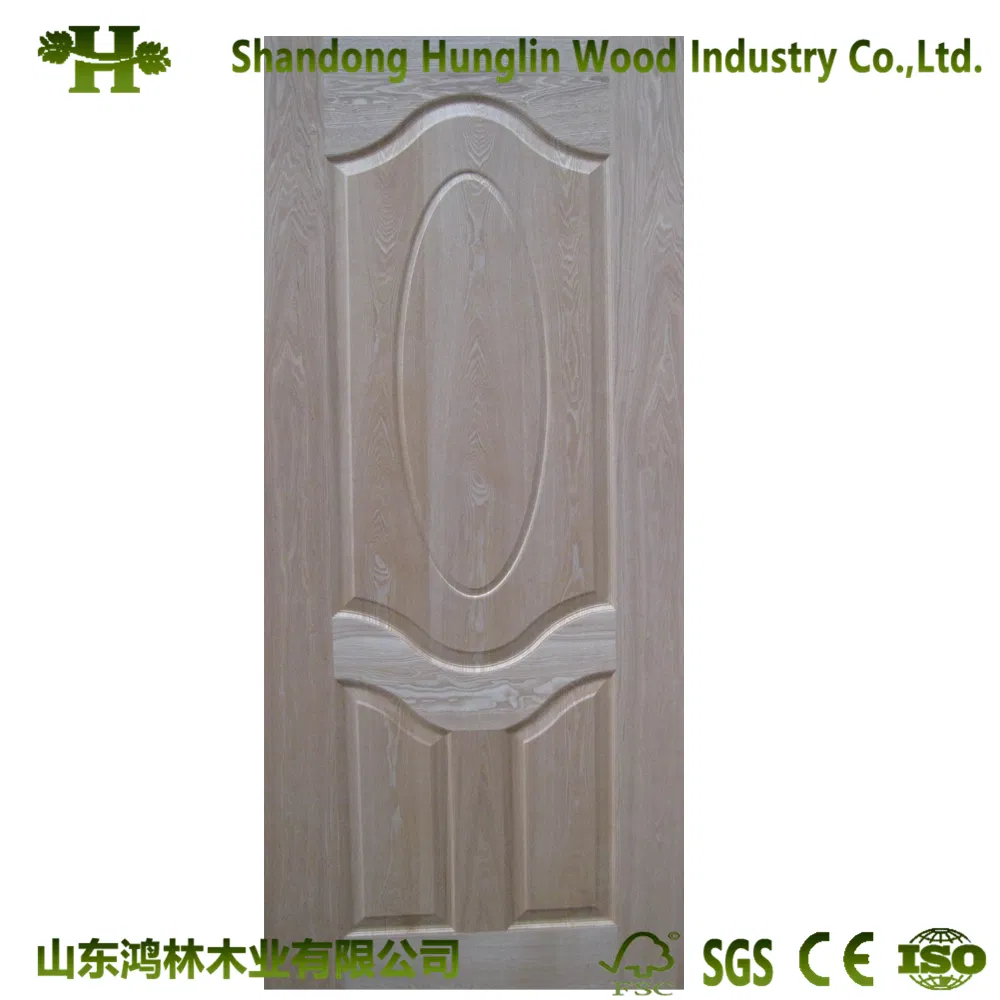 China Natural Wood Grain HDF Veneer Door Skin
