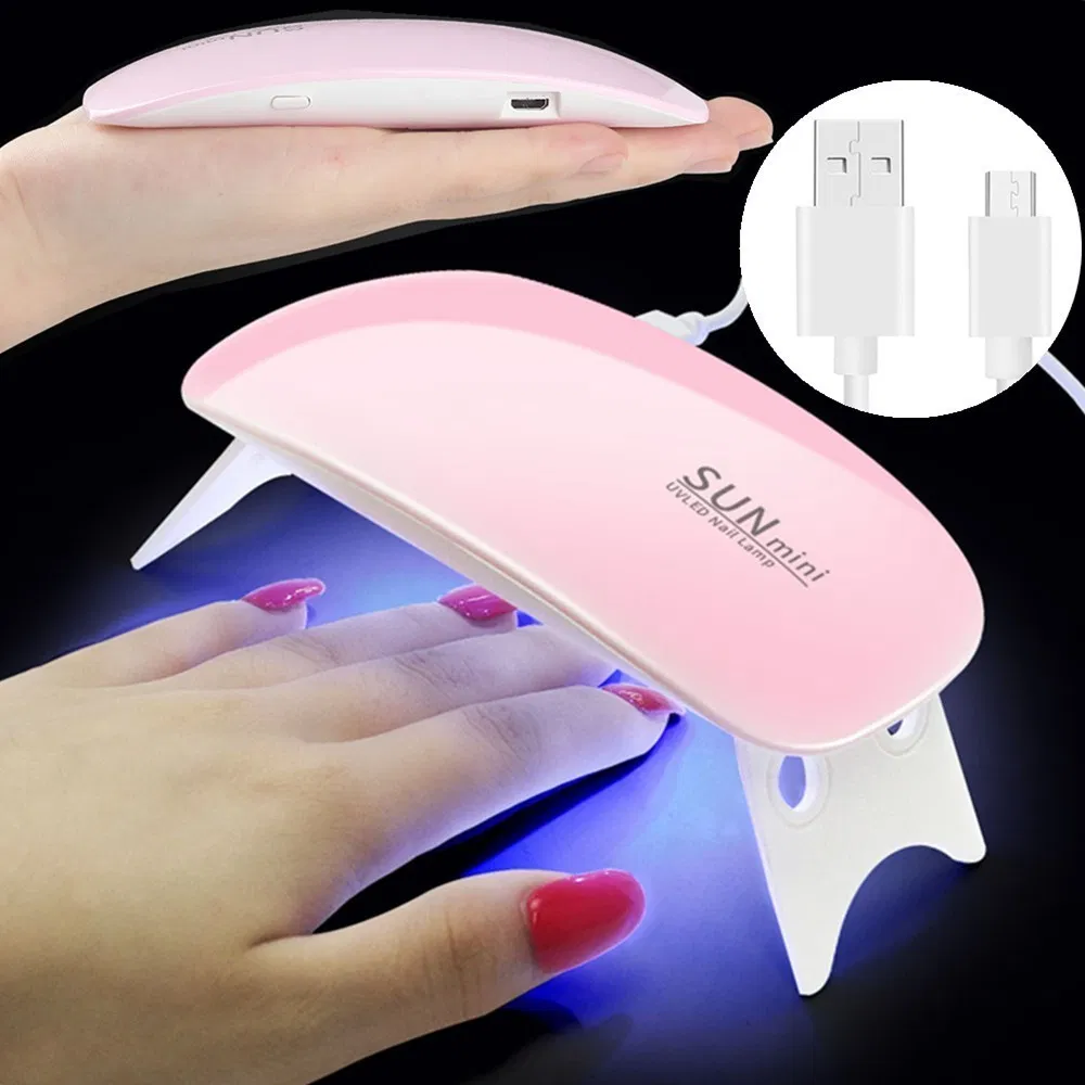 Manicure Lamp Smart Mini Nail Lamp Single Finger 6W 3 LED UV Light Art Tool for Home Salon