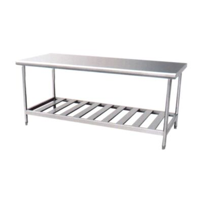 Assembling Stainless Steel Work Table with Overshelves (CZ120TS)