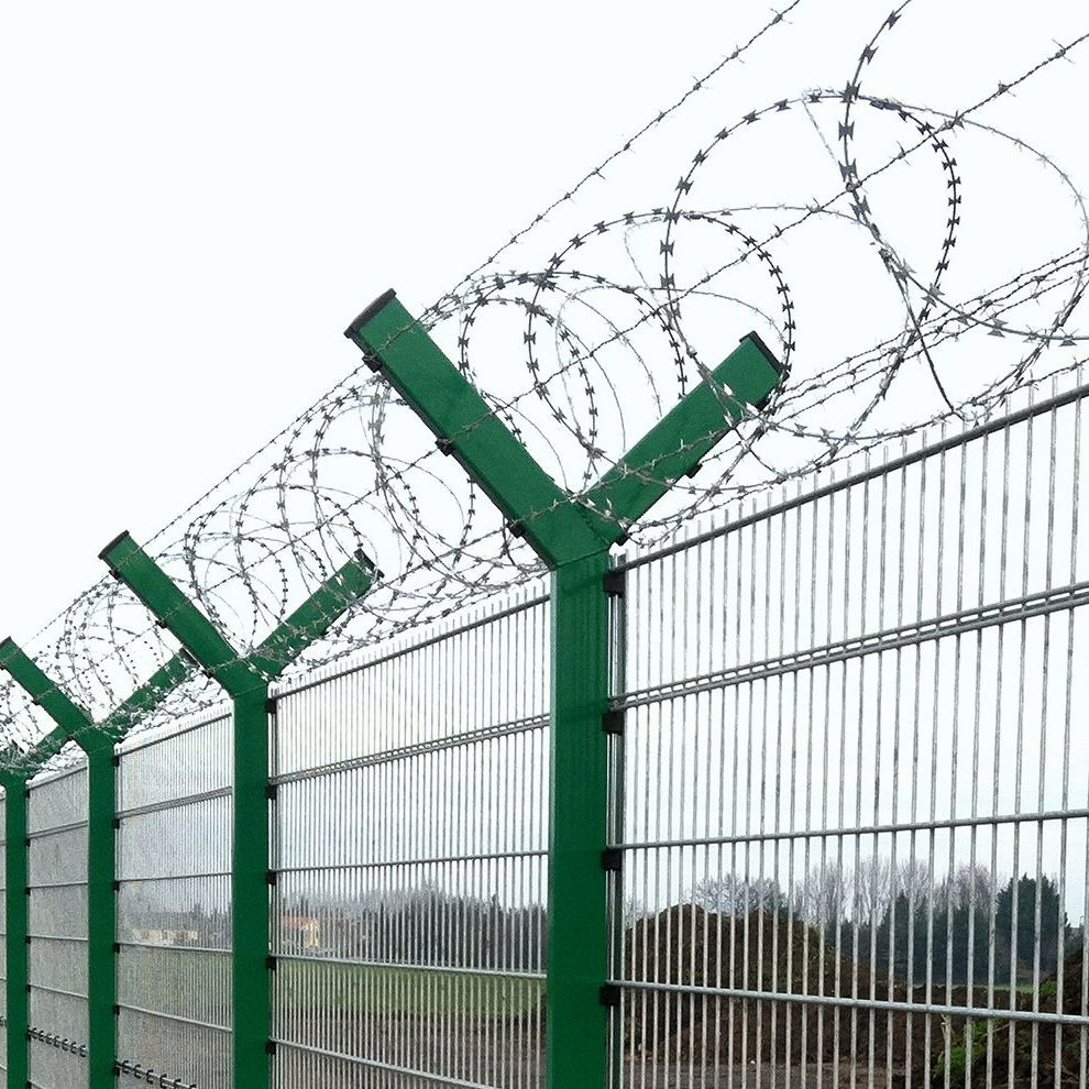 High Security Airport Fence 358 Anti Climb Security Fence for Welded Wire Mesh Fence