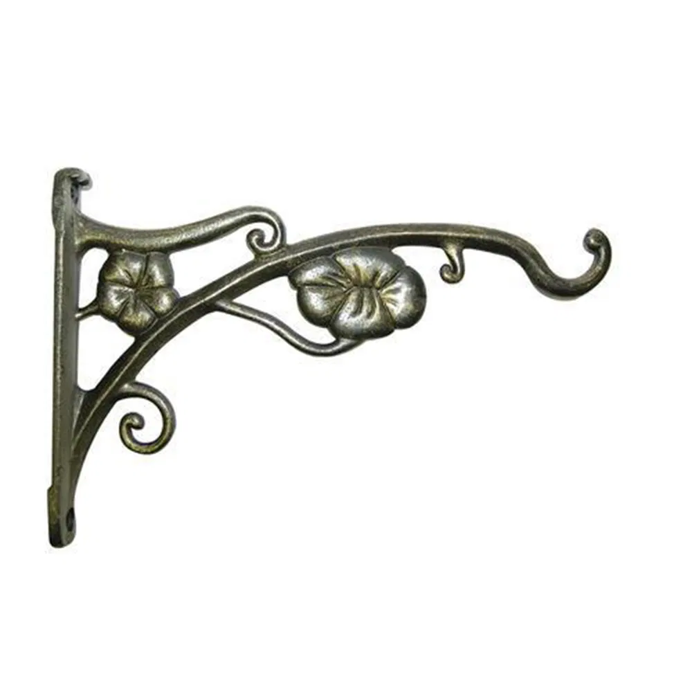 High Quality Garden Steel Wall Hook Hanging Flower Hook Powder Coated