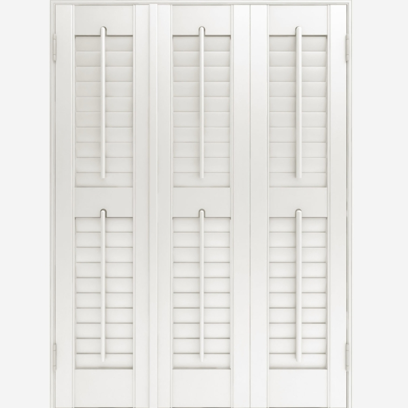 Horizontal Louver Window Plantation Shutters