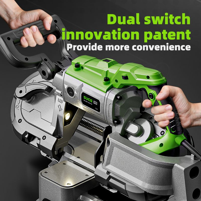 Sc-2501 Cordless Battery Powered Small Bandsaws Fully Automatic Vertical Machine Mini Handheld Portable Metal Cutting Bandsaw