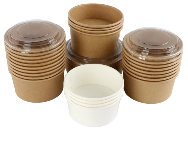 Colored Paper Dessert Cups Ice Cream Cups Hot Cold Food Cup