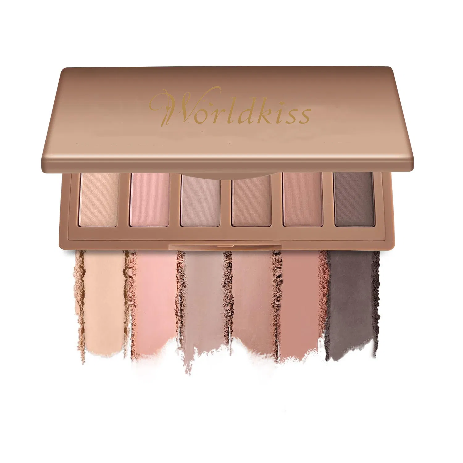 Wholesale 6 Color Mini Nude Eyeshadow Palette Matte Shimmer Vegan Travel Friendly Eyeshadow Palette