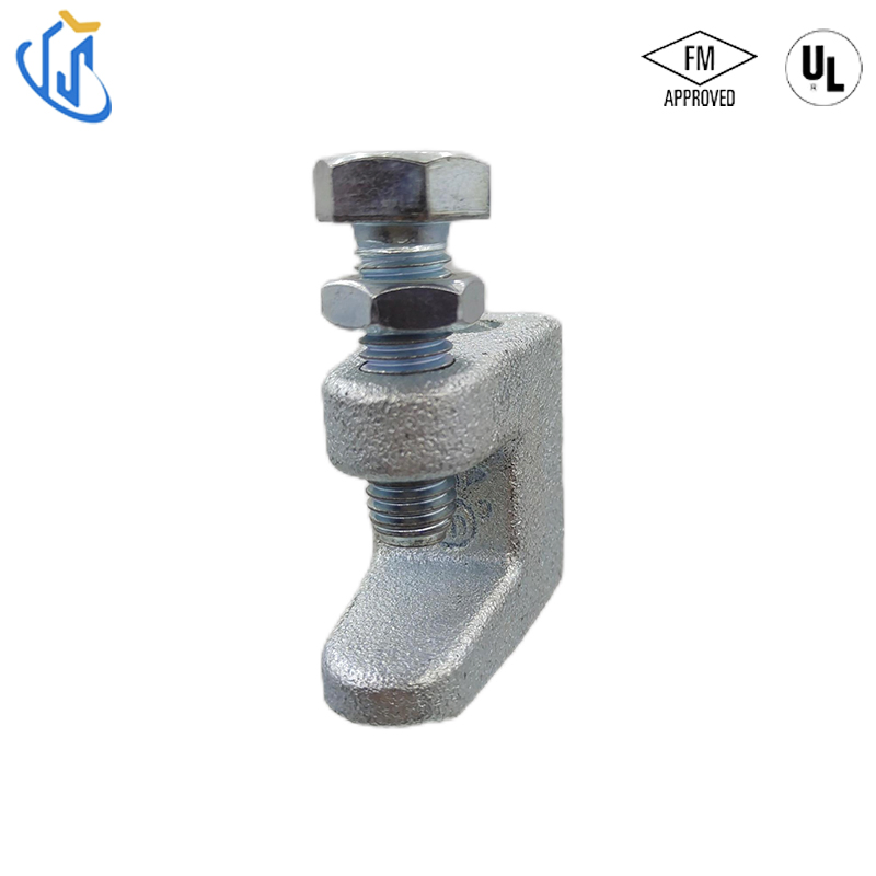 FM UL Certificate Universal Seismic Sway Bracing Top Beam Fixed Beam Clamp