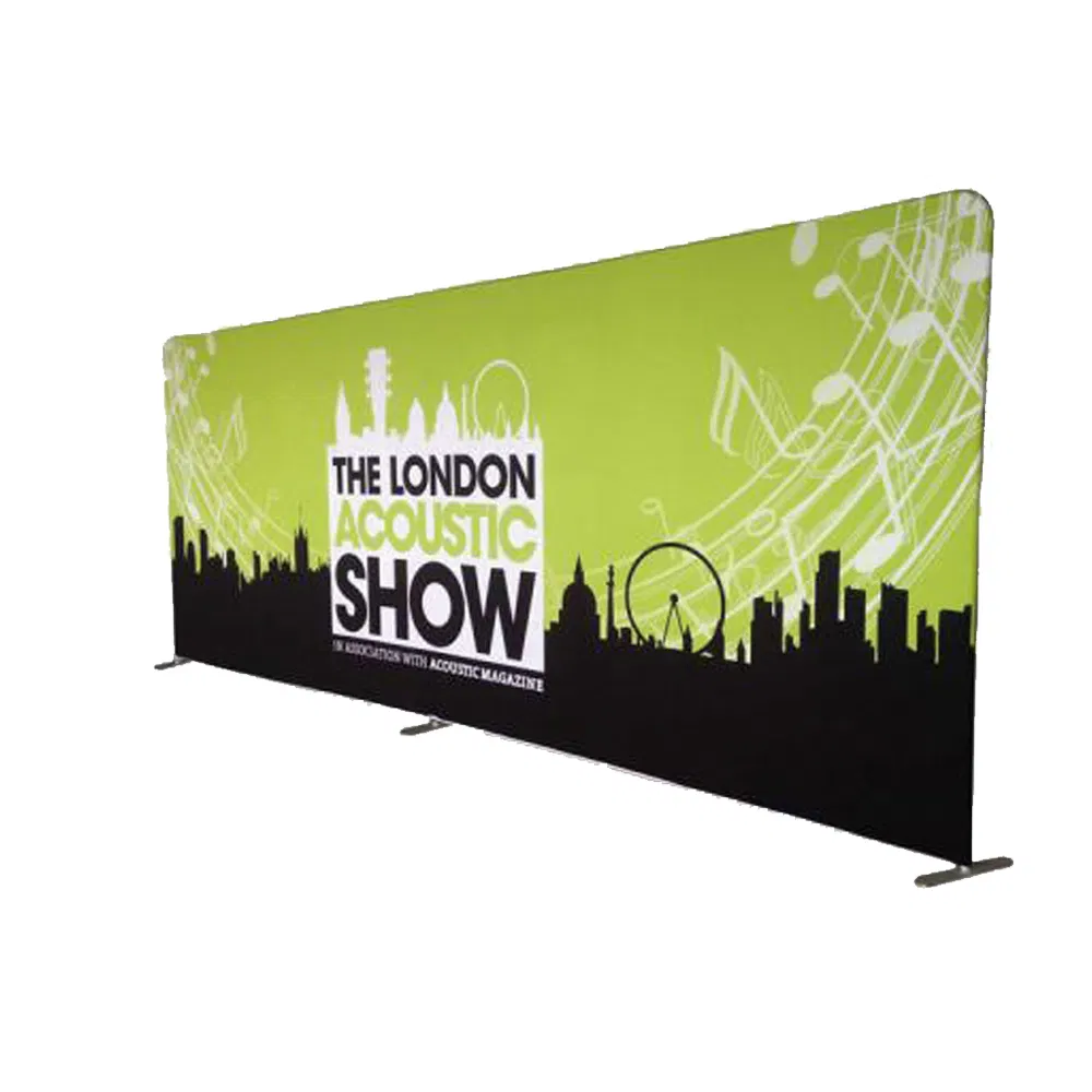 Tension Fabric Display Backdrop Pop up Banner Stand for Exhibition Advertising