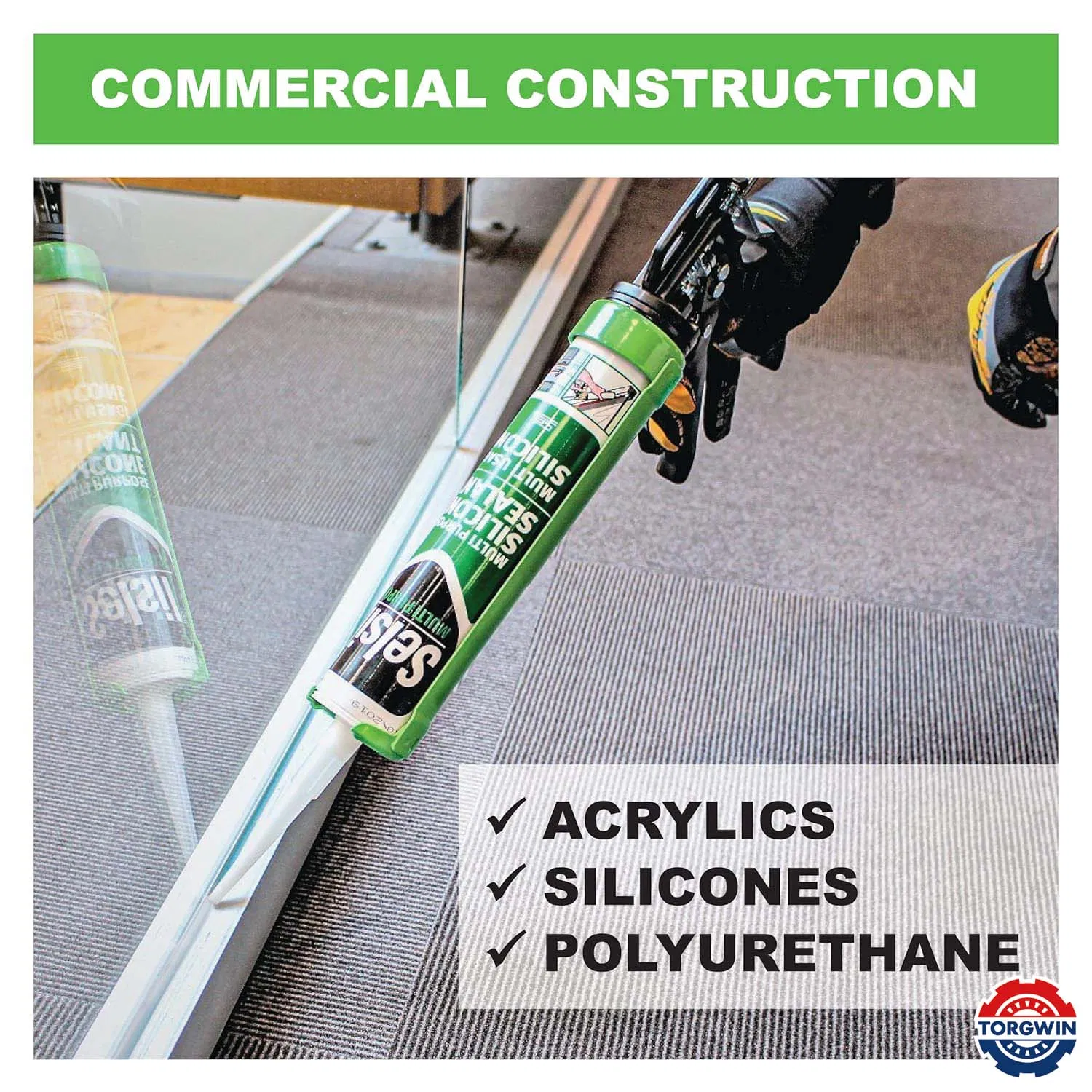 Caulking Gun, 1/10 Gallon (10 oz) , 12: 1 Drive