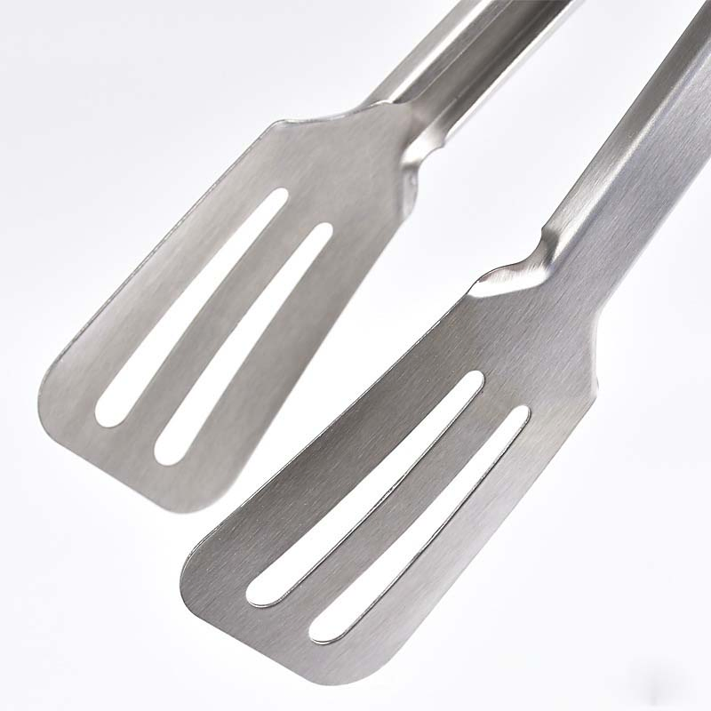 Heat Resistant Silicone Food Tongs Salad Tongs Stainless Handle Kitchen Tongs