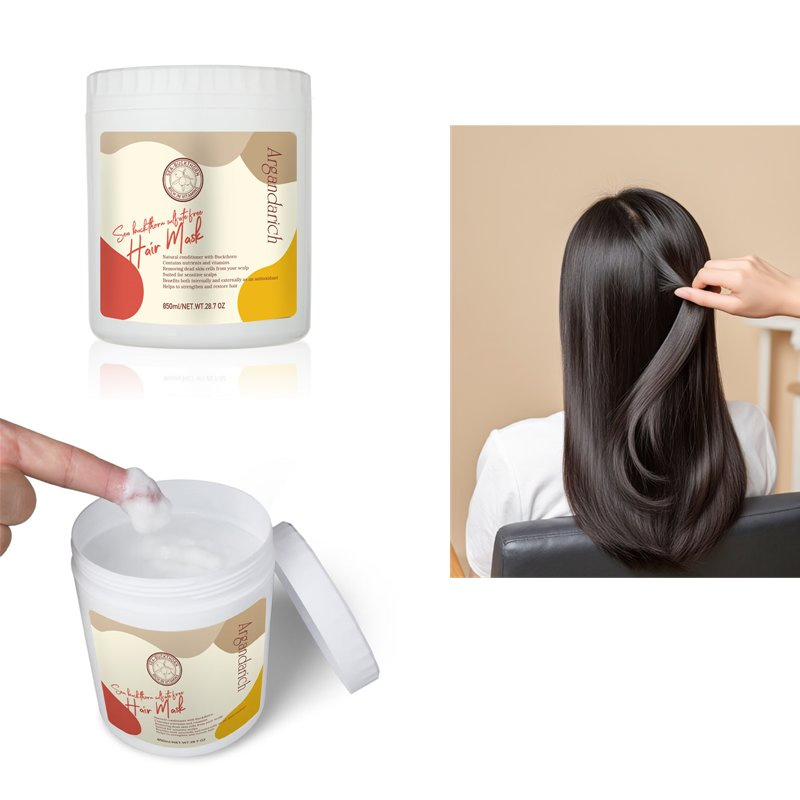 Hair Mask OEM Private Label Hair Treatment Cream Rich in Nutrients&Vitamins for Deep Hair Repairing 850ml