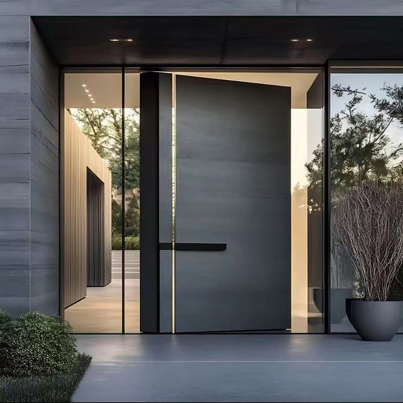 Corrosion Resistance Waterproof Exterior Door Sealing Performance Cast Aluminum Exterior Door