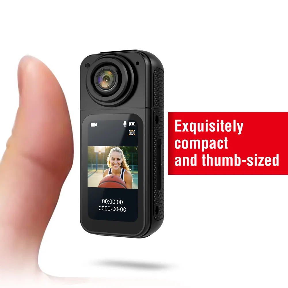 Magnetic Design 2.7K HD Video Thumb Action Camera 1.26 0z Weights