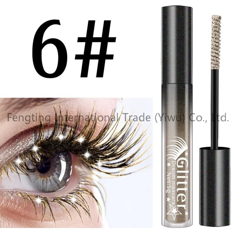 Popular Colorful Glitter Mascara Private Label Colorful Mascara OEM Custom Logo Fiber Mascara