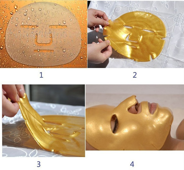 New Product Moisturizing Whitening Golden Collagen Crystal Facial Mask
