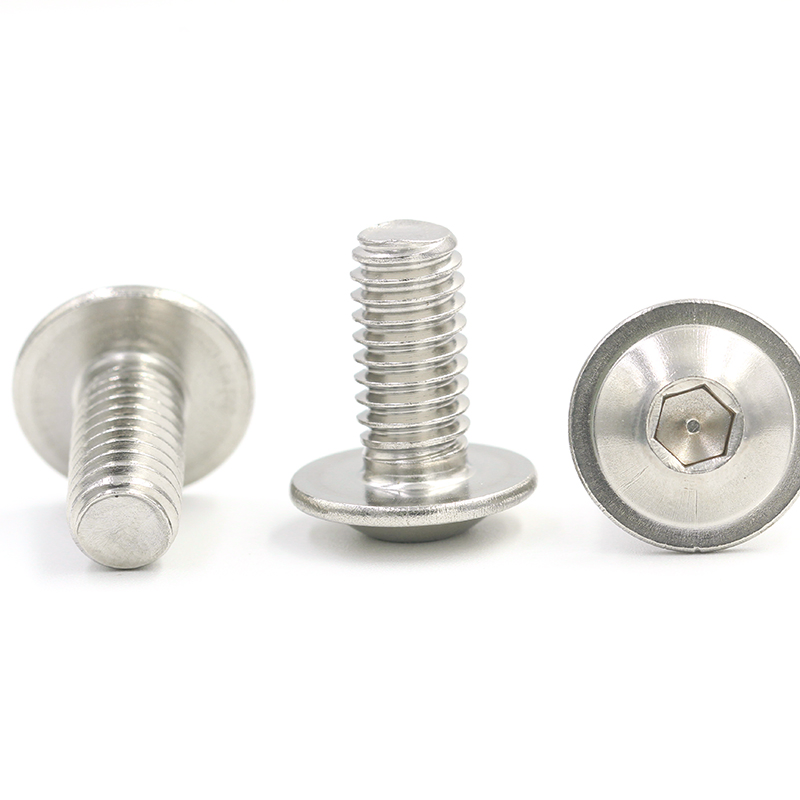 Wholesale Factory Pan Washer Head Carbon Steel Low Profile Hexagon Socket Allen Machine Screw