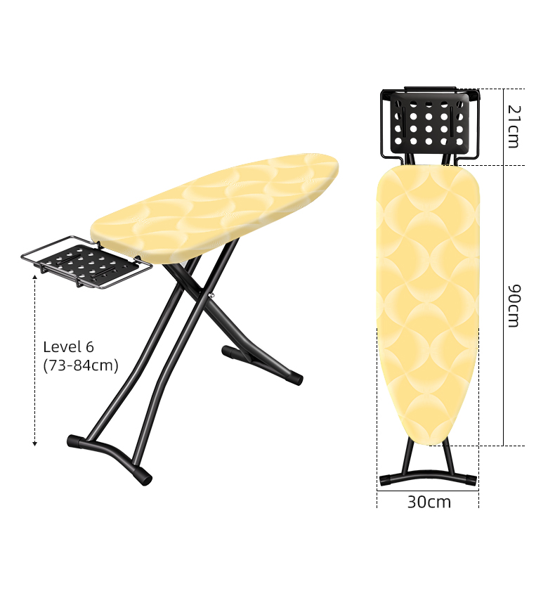 H Leg Customized Household Laundry Standing Folding Steel Metal Ironing Board for Hotel/Home Use