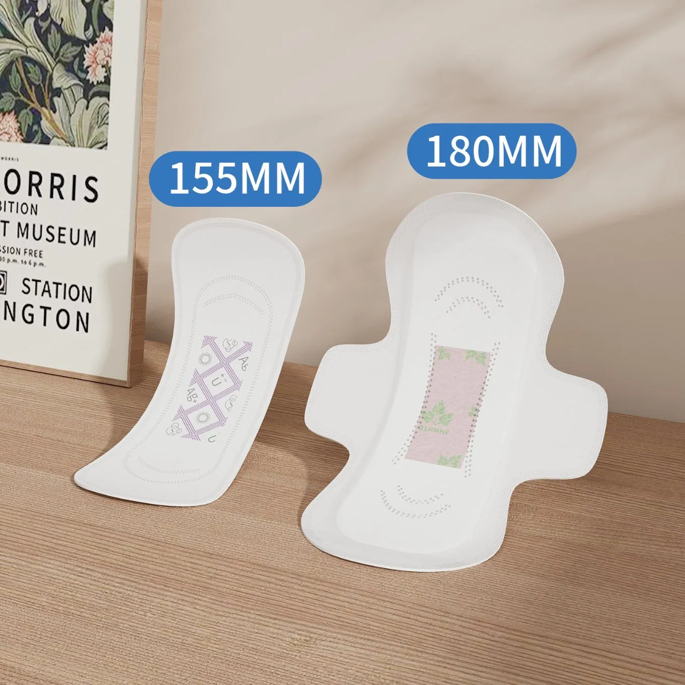 320mm Perforated Sanitary Napkin with Anion Chip