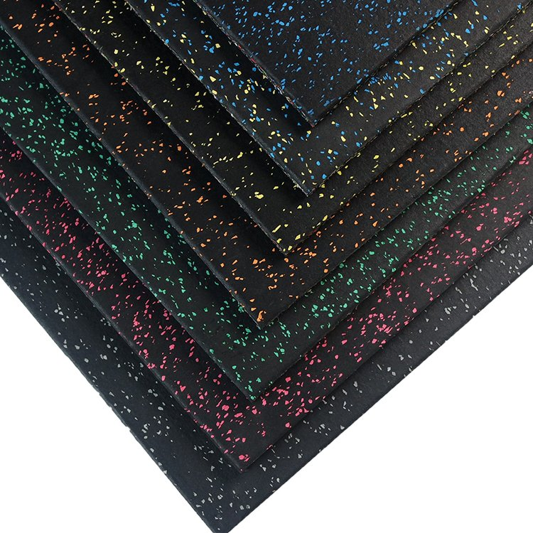1mx1mx15mm Anti-Shock Rubber Mats Rubber Flooring Tile Gym Flooring