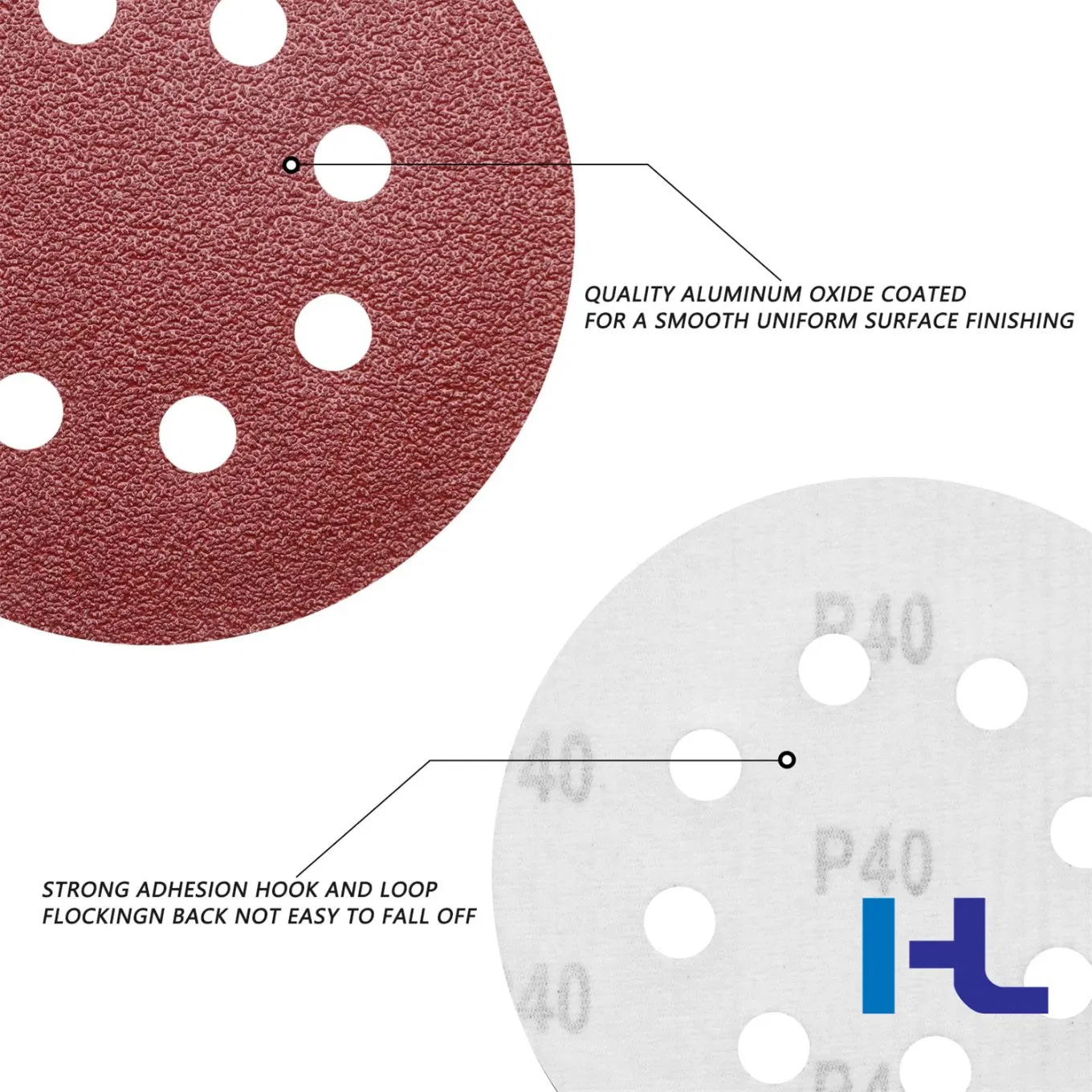 Шлифовальные диски 3M 737u, 100-200мм, P40-P1500