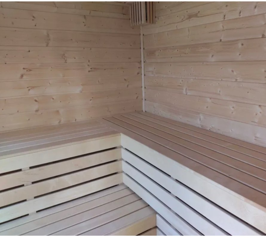 Финская сауна на 4 персоны из кедра и секвойи